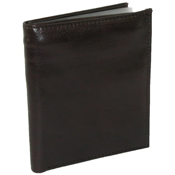 Size one size Men's Leather Deluxe Hipster Bifold Wallet
