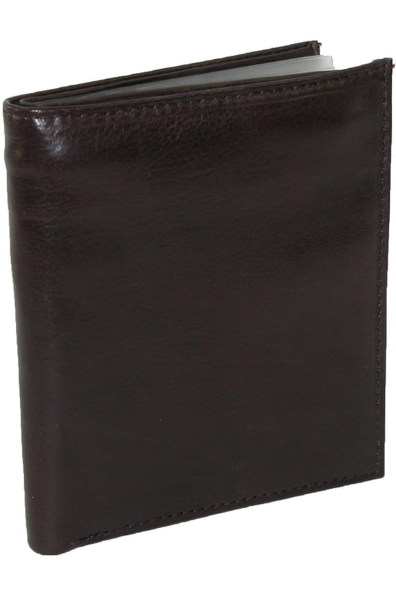 Size one size Men's Leather Deluxe Hipster Bifold Wallet
