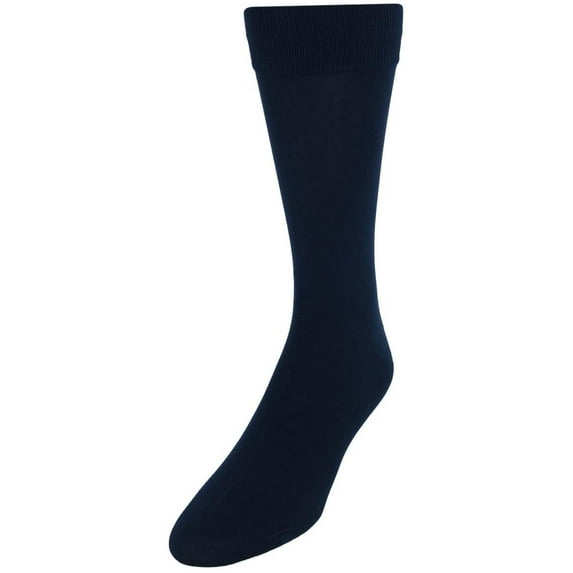 Vannucci Solid FashionColored Soft Mercerized Cotton Dress Sock (Men)