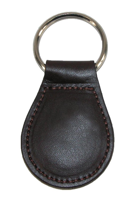 Size one size Smooth Leather Tear Drop Key Fob