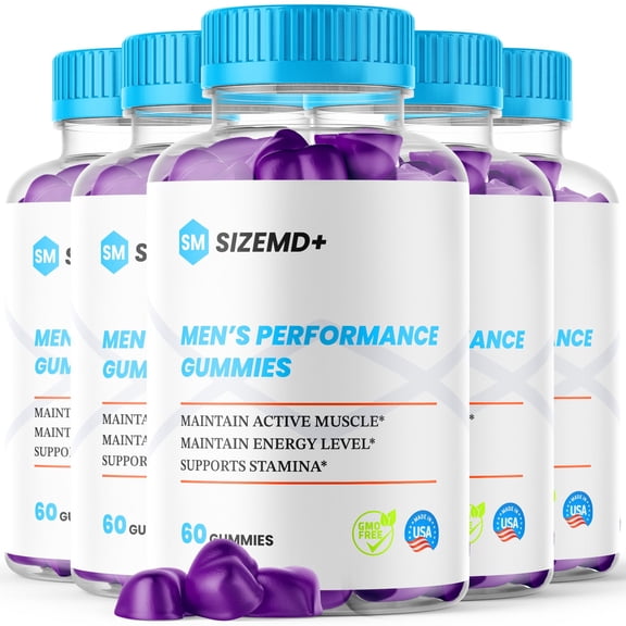 SizeMD+ Gummies Advanced Formula All Natural Vitamin Supplement 300 Gummies
