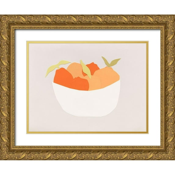 Sizemore, Natalie 32x25 Gold Ornate Wood Framed with Double Matting Museum Art Print Titled - Sumo Citrus II