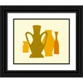 thumbnail image 1 of Sizemore, Natalie 32x26 Black Ornate Wood Framed with Double Matting Museum Art Print Titled - Posing Pottery I, 1 of 4