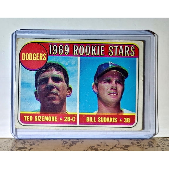 Sizemore / Sudakis 1969 Topps MLB #552 Baseball Card Los Angeles Dodgers