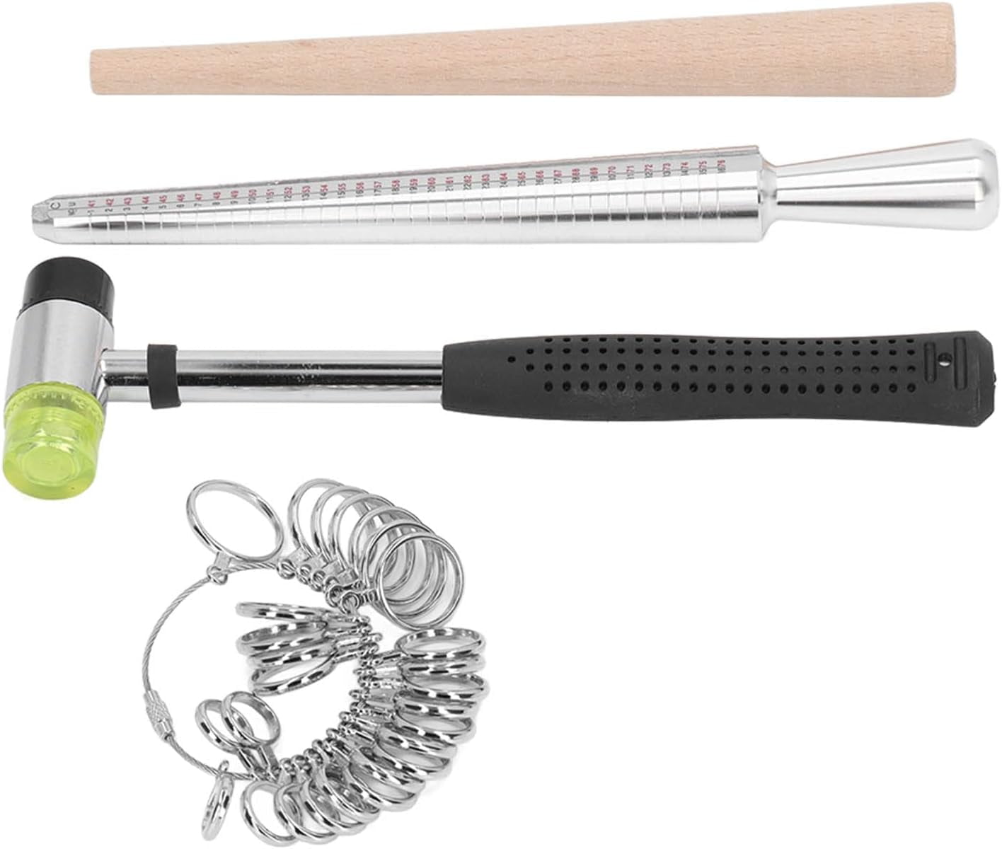 Sizer Mandrel Hammer, Metal Sizer Measuring Tool Finger Sizing Gauge