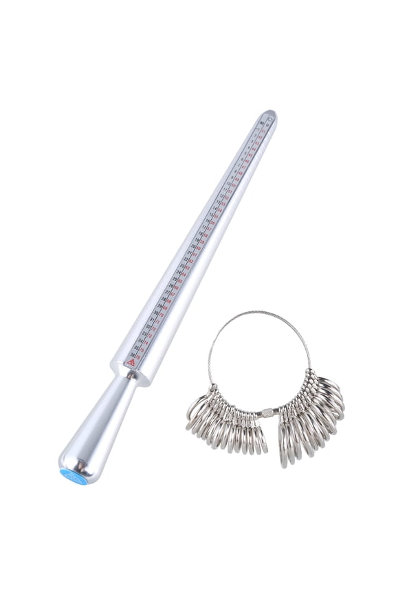 Sizer Measuring Tool Set Including Sizer Mandrel Finger Sizing Guage Sizer Adjuster for Jewelry