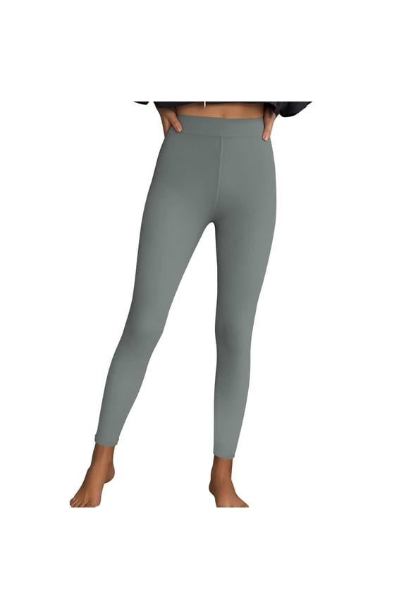 Sizes S-XXXL Full Length Pants Leggings Women's Solid Color Sports Fitness Casual Tight Fitting Peach Hip Yoga Stretch, Gifts for Woman