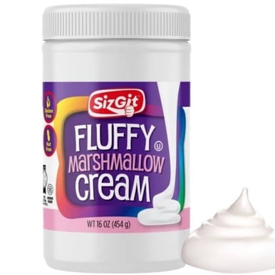 Sizgit Fluffy Marshmallow Cream, 16 oz, Gluten-Free, Kosher