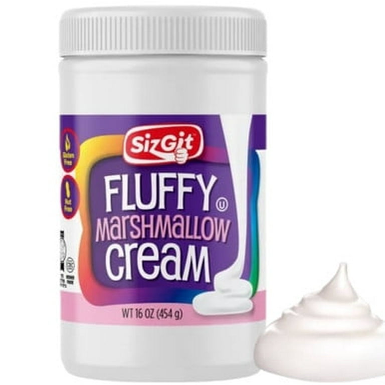 Sizgit Fluffy Marshmallow Cream, 16 oz, Gluten-Free, Kosher