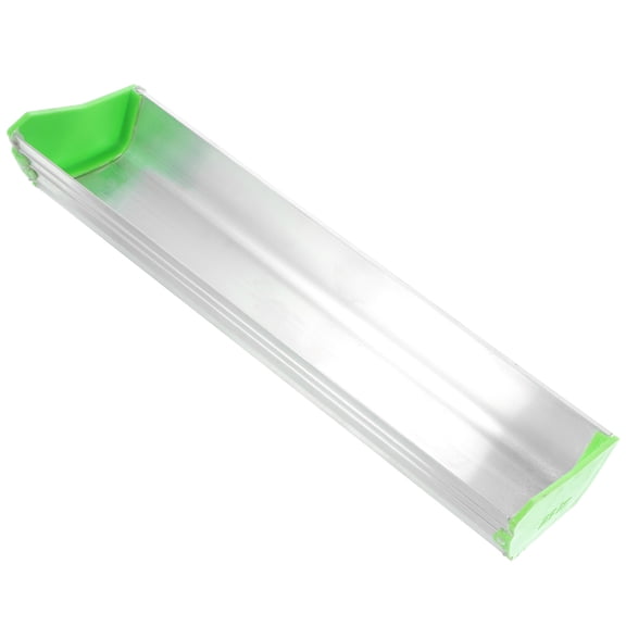 QIFULL Reusable Stainless Steel Emulsion Scoop Tool for Screen Printing with Plastic End Caps