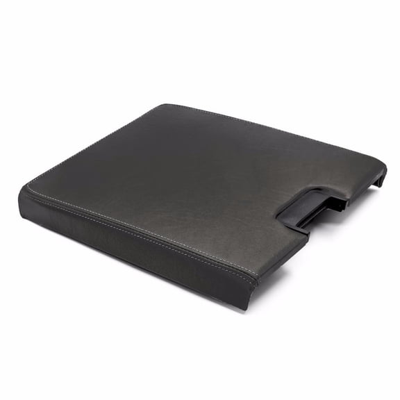 Sizver BLACK Armrest Console lid Cover replacement Kit For 2007-2013 Chevrolet/GMC Trucks SUVS For AZ3 Bench Seat