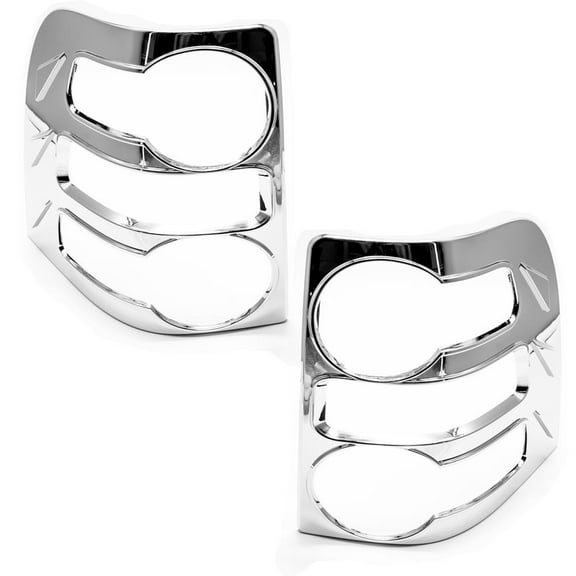Sizver Chrome Tail light Covers For 2007-2009 Ford Explorer