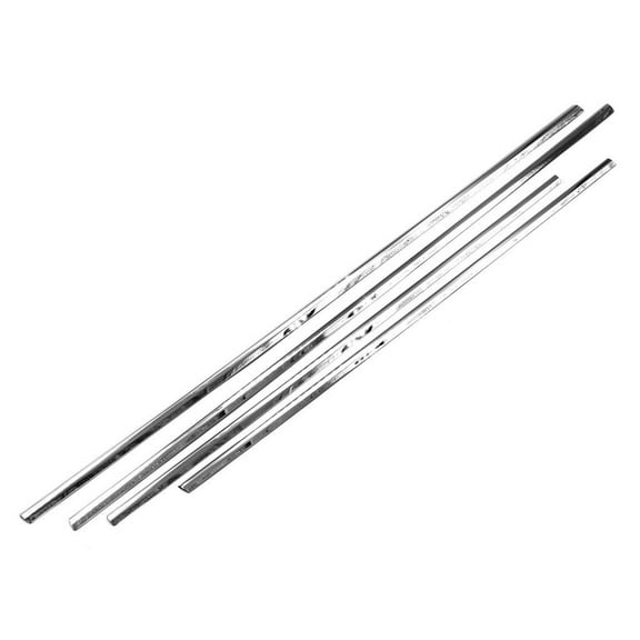 Sizver Polished Stainless Steel Window Sills Trims For 2014-2016 Toyota Corolla