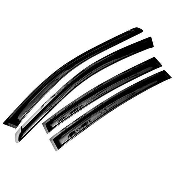 Sizver Smoked Window Visors/Wind Rain Deflector Rain Guard For 2002-2006 Nissan Altima