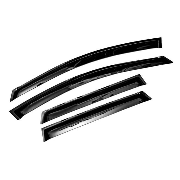 Sizver Smoked Window Visors/Wind Rain Deflector Rain Guard For 2009-2014 Nissan Murano