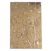 Sizzix 3-D Textured Impressions Dandelion Wish Embossing Folder, 1 Pack