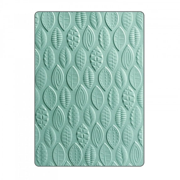 Sizzix 3-D Textured Impressions Embossing Folder Leaves by Lynda Kanase