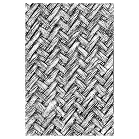 Sizzix 3D Embossing Folder for Papercraft - Texture Fades Intertwine by Tim Holtz