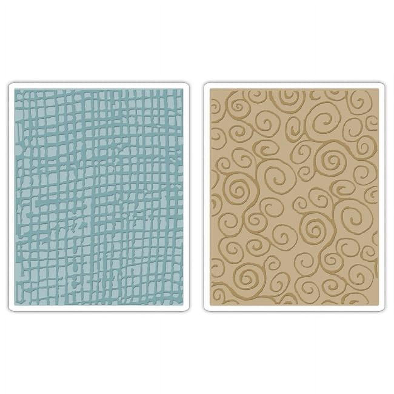 Amazon.com: Sizzix Textured Impressions Embossing Folders