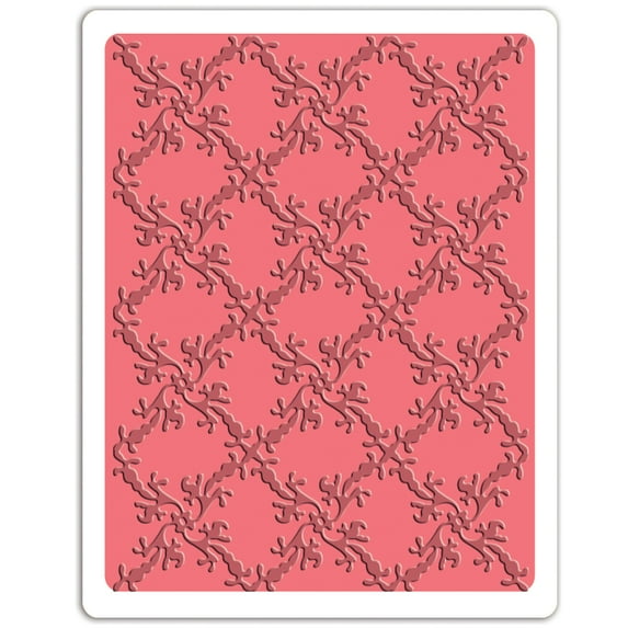 Sizzix 660757 Sizzix Textured Impressions A2 Embossing Folder - Lattice #4