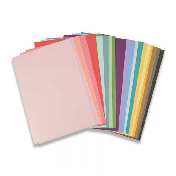 Sizzix 80-Pack Multicolor Card Stock Sheets