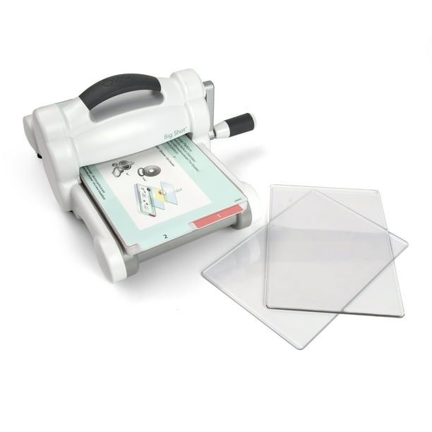 Sizzix Big Shot Machine Only (White & Gray)(US Version) - Walmart