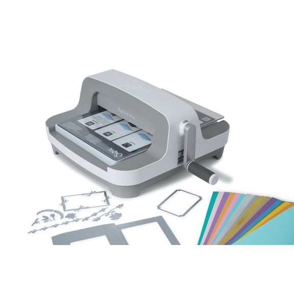 Sizzix Big Shot Plus Machine with Starter Kit, Manual Die Cutting & Embossing Machine