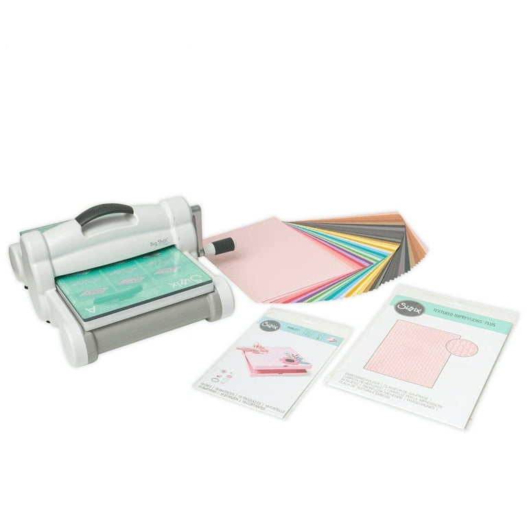 Sizzix Big Shot Plus Starter Kit - Machine, Cutting Tools, Texture