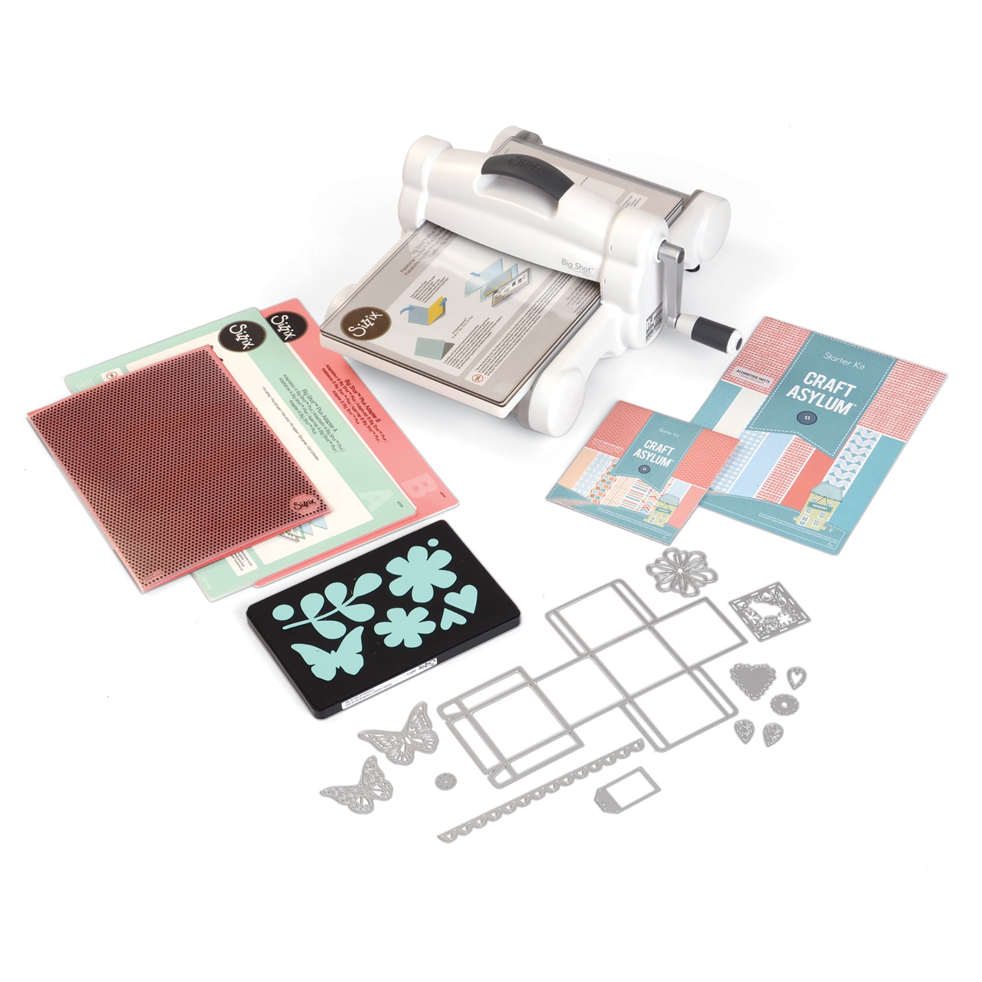Sizzix Big Shot Switch Plus Starter Kit (White), Electric Die Cutting &  Embossing Machine For Arts & Crafts, Card Making, Scrapbooking & Papercraft