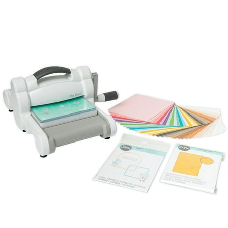 Sizzix Big Shot Starter Kit with Manual Die Cutting & Embossing Machine
