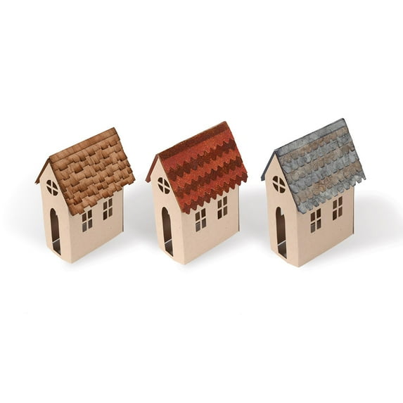 Sizzix Bigz Die By Tim Holtz 5.5"X6" Village Rooftops