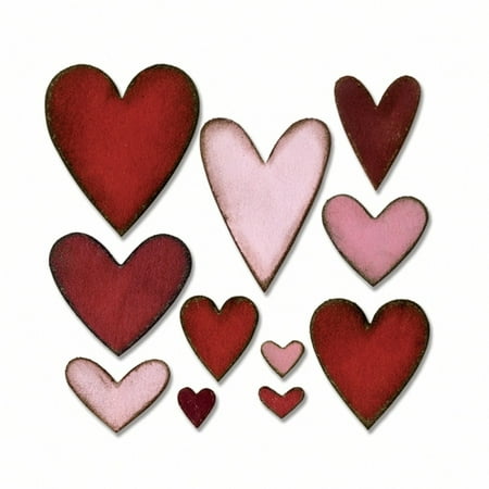 Sizzix Bigz Die By Tim Holtz 5.5 X6 inches Heartfelt