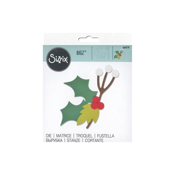 Sizzix Bigz Die Christmas Nature