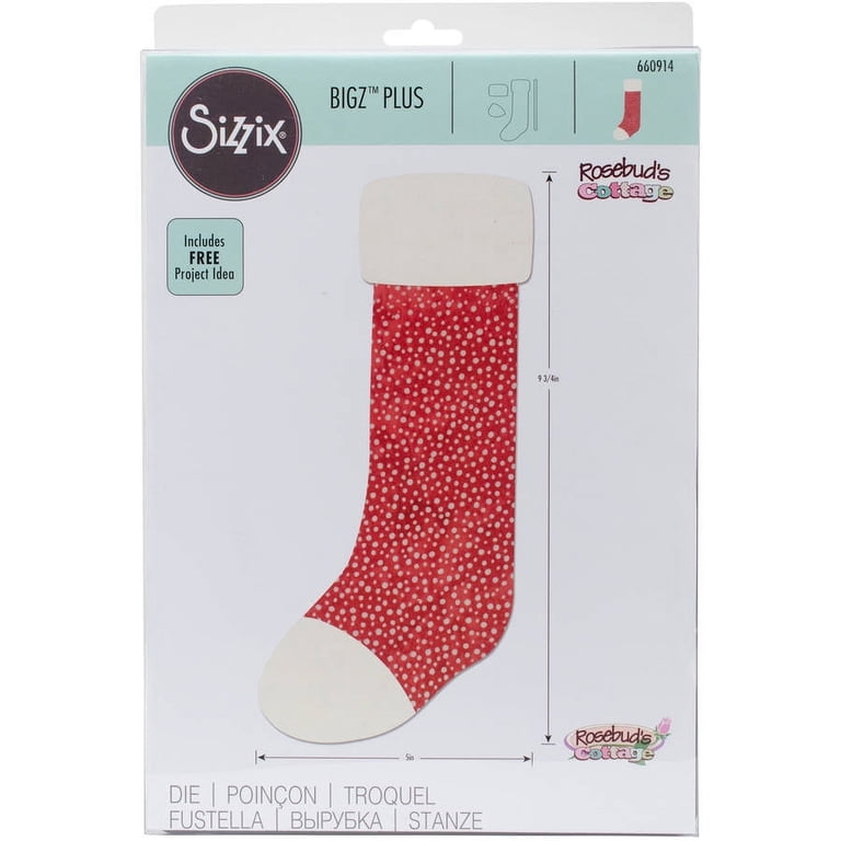 Sizzix Bigz Dies Plus, Stocking - Walmart.com
