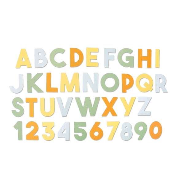 Sizzix Bigz XL Die - Chunky Alphabet by Emily Tootle