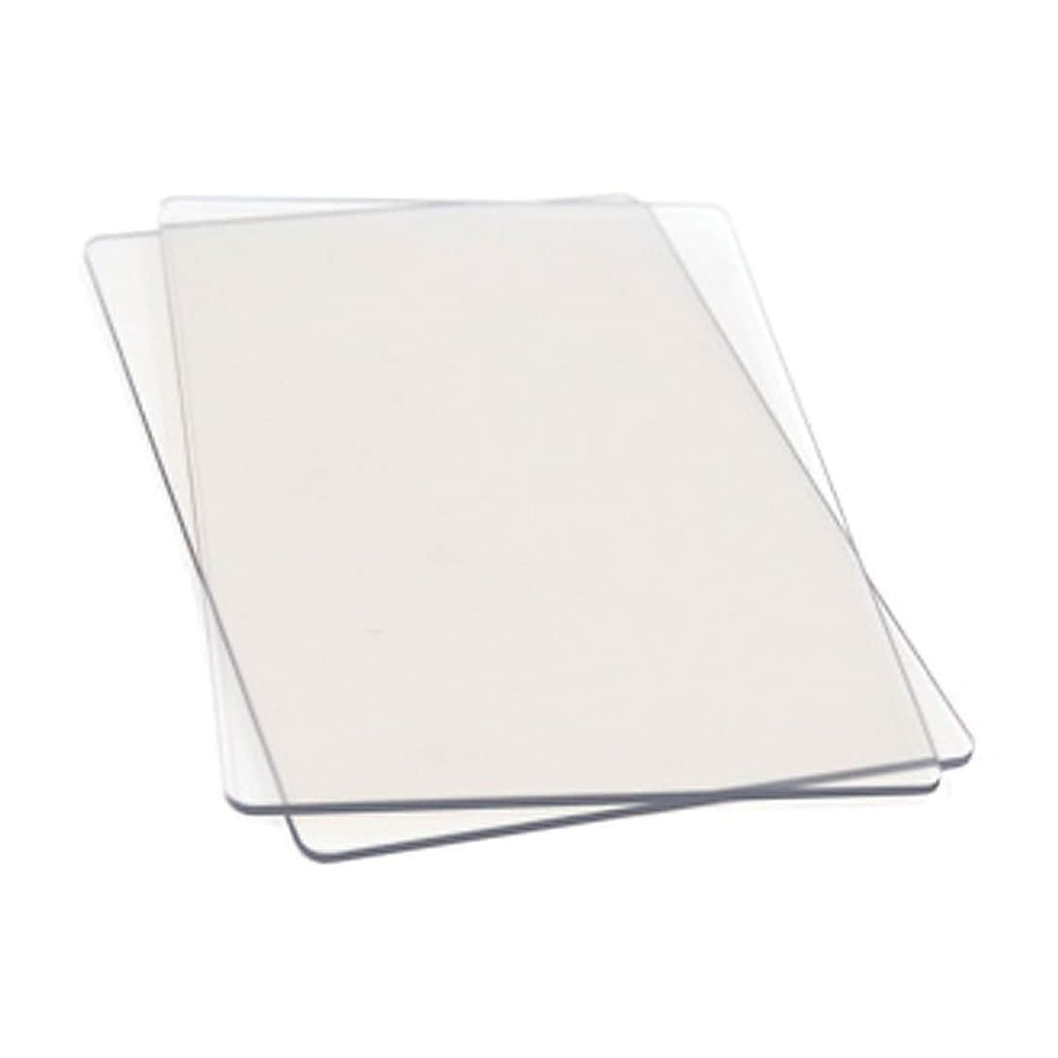 Sizzix Plastic Die-Cutting Plates, 8.7" x 6.1", Clear, 2-Pack