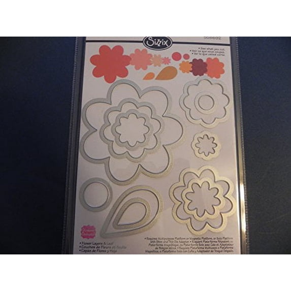Sizzix Dies ~ Flower Layers & Leaf!!!