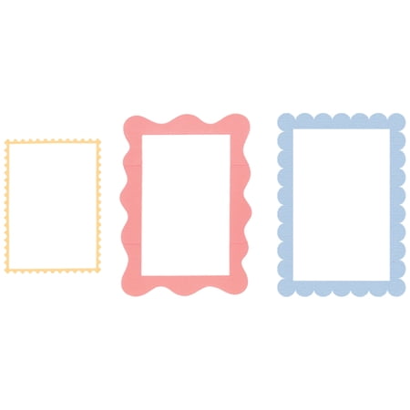 Sizzix Dies Fun Borders Thinlits Die Set by Letters by Shells, 9PK, Metal Cutting Dies, Craft Dies
