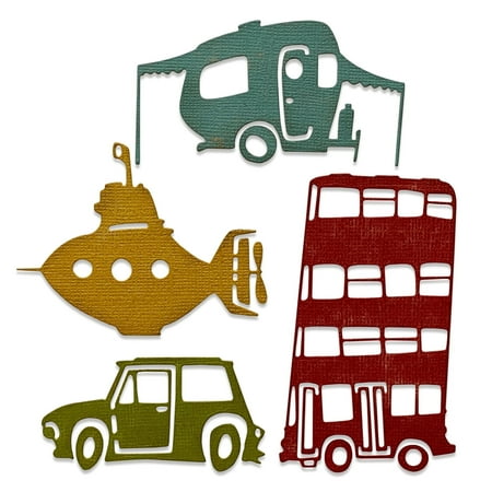 Sizzix Thinlits Dies Wacky Transport #1 by Tim Holtz