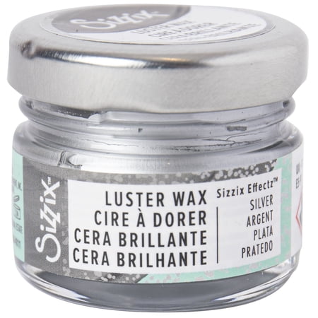 Sizzix Effectz Luster Wax 20ml-Silver