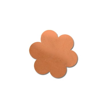 Sizzix Flower Copper Metal Blanks 1Inch