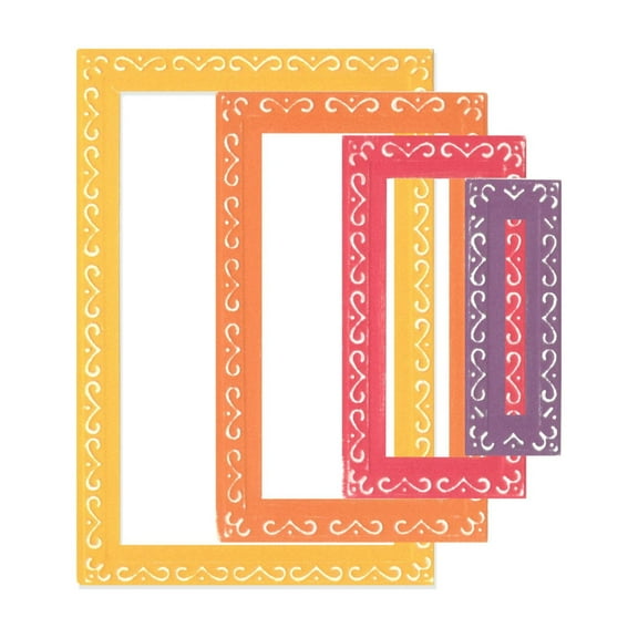 Sizzix Framelits Deco Rectangles Die Set by Stacey Park, 9 Pack