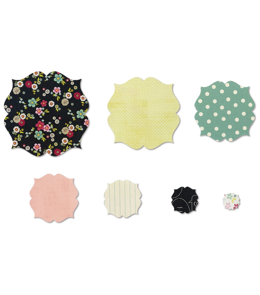 Sizzix Framelits Dies - Regal Labels Set Of 7 Wafer-Thin Dies For Cardmaking, Scrapbooking & Paper Crafts
