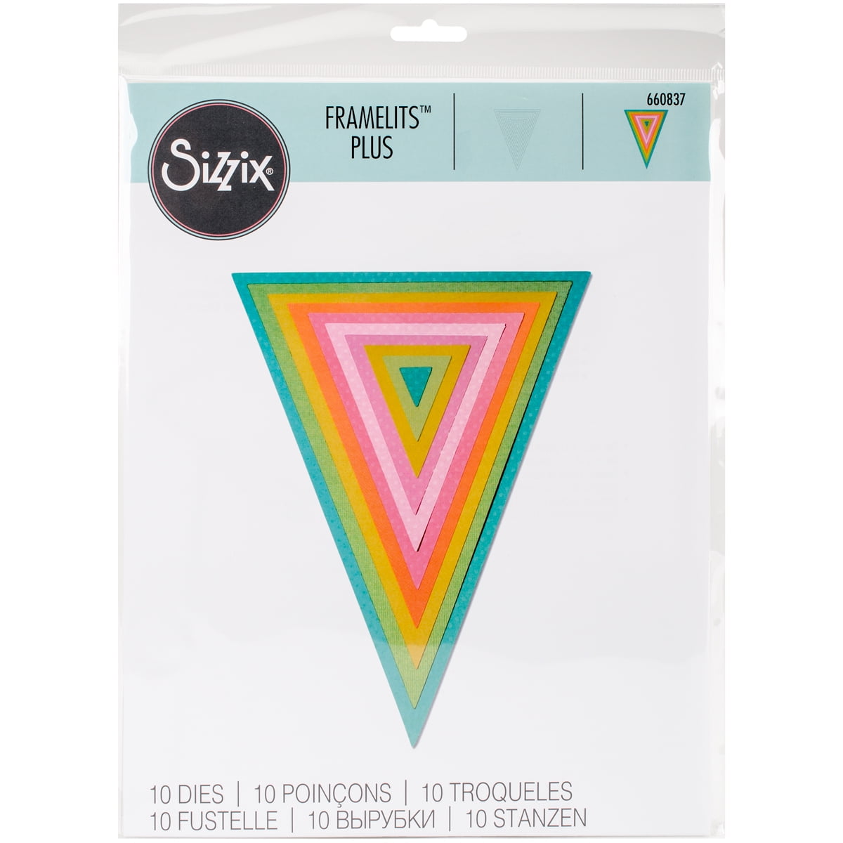 Sizzix Framelits Plus Die 19.05㎝×19.05㎝ Sizzix Framelits Plus Dies 16/Pkg-Banners #2 - Walmart.com