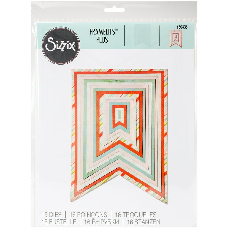Sizzix Framelits Plus Die 19.05㎝×19.05㎝ Sizzix Framelits Plus Die 19.05㎝×19.05㎝