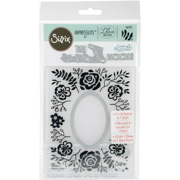Sizzix Impresslits Embossing Folder - Garden Frame