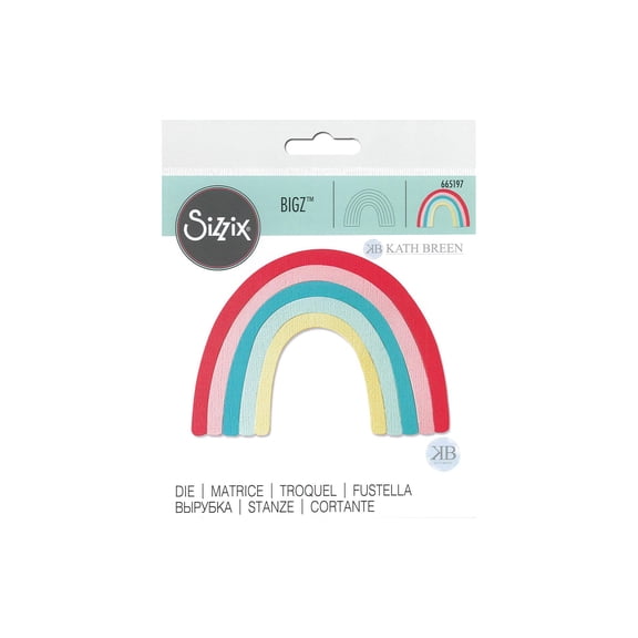 Sizzix KBreen Bigz Die Rainbow
