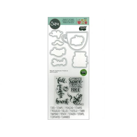 Sizzix LSerata Framelits Die/Stamp PS& Ethg Nice
