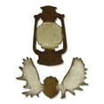 thumbnail image 1 of Sizzix Movers &amp; Shapers Magnetic Dies By Tim Holtz 2/ -Mini Lantern &amp; Antlers, 1, 1 of 3