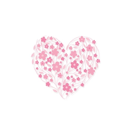Sizzix Layered Clear Stamps Blossom Heart by Lisa Jones